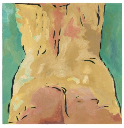 Bottom yellow life painting