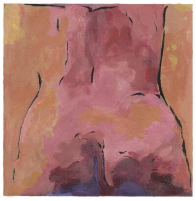 Bottom red life painting