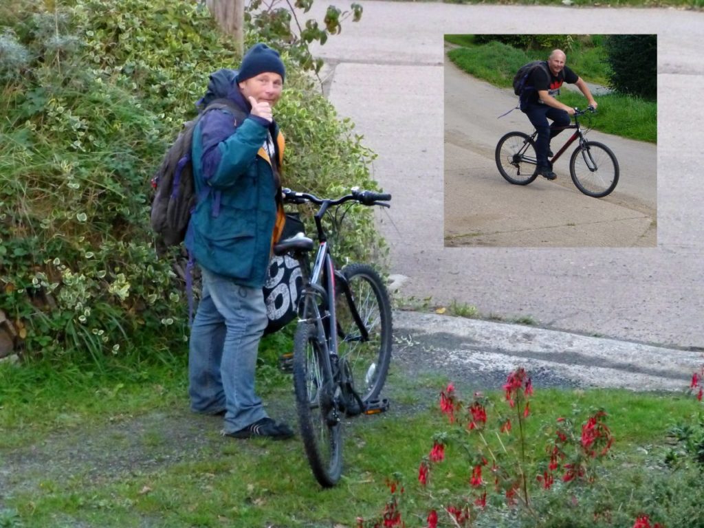 Christophe Szpajdel cycles to Devon Open Studios 2018