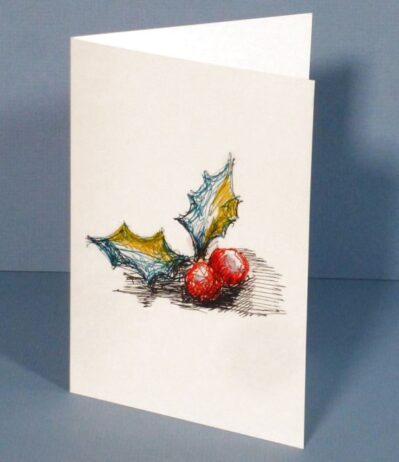 Holly Berries Card