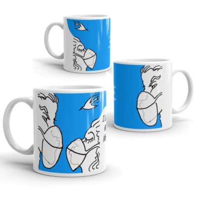 Mask Kiss Mugs side