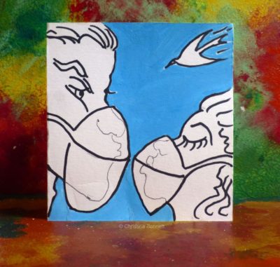 Creative in Isolation kiss