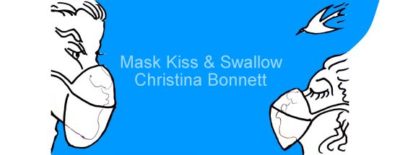 Mask Kiss mug design